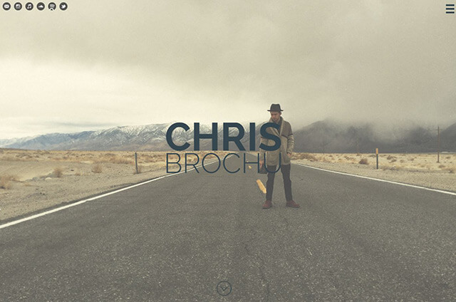 Chris Brochu Website Design by Carrie Morgan Media